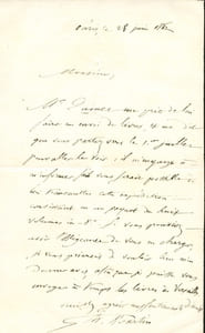 1810 - 1883.. Historien et homme politique. On lui doit une célèbre Histoire de France. L.A.S.