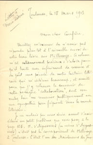 1882 - ?. Littérateur et poète. L.A.S.