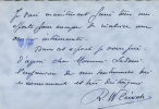 1815 - 1891. Lettre autographe signée.. MEISSONIER Ernest