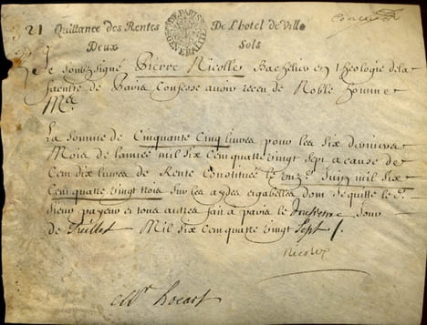 1625 - 1695. Moraliste français; Janséniste.. NICOLE Pierre