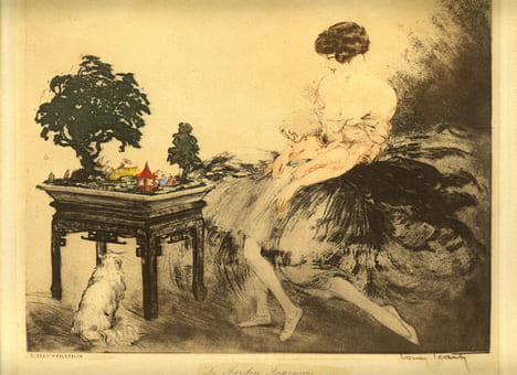 Le jardin japonais. ICART Louis