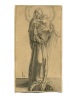 La Sainte Vierge debout sur un croissant. LEYDEN Lucas Van
