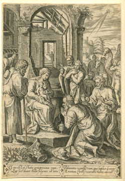 L’adoration des Rois. COLLAERT Hans