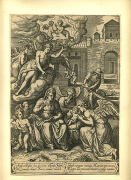 La Sainte Vierge aidée par les anges. COLLAERT Hans