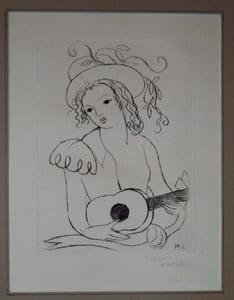 Jeune fille troubadour