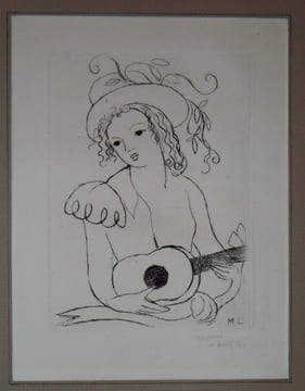 Jeune fille troubadour. LAURENCIN Marie