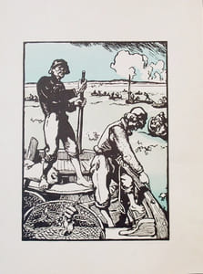 Loups de mer. Pêcheurs de crevettes.