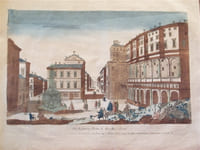Vue du fameux théâtre de Marcelluz à Rome