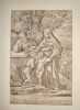 La Sainte Famille avec Saint Jean qui embrasse l’ Enfant Jésus.. VERDURA Nicolas
