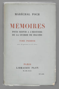 Mémoires pour servir à l’histoire de la guerre de 1914-1918