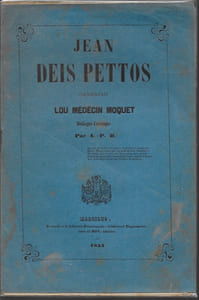 Jean deis Pettos counsurtant lou médécin Moquet. Dialoguo commiqué.