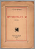 Apparences 42. Po&egrave;mes.. VAN DOOREN  J.-J.
