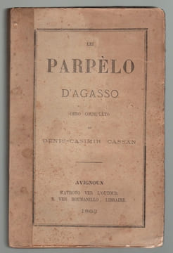 Lei Parpèlo d’Agasso.. CASSAN Denis-Casimir