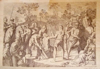 Saint André conduit au supplice.