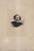 Portrait de Barbey d'Aurevilly. RAJON Paul