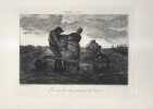 La r&eacute;colte des pommes de terre.. FLAMENG Fran&ccedil;ois d'apr&egrave;s J.F. Millet.