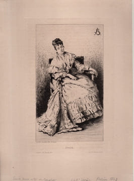 Étude (Femme assise).. STEVENS Alfred