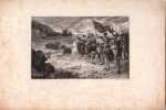 Marie Stuart conduisant son arm&eacute;e.. BRACQUEMOND Felix