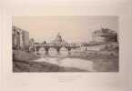 Le pont Saint-Ange &agrave; Rome.. GUERARD Henri