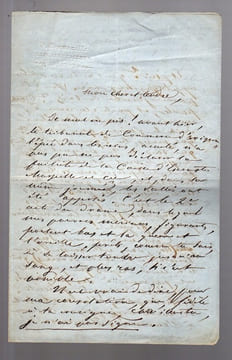 Lettre autographe signée. ROUMANILLE Joseph