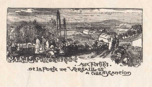 Panorama de la Porte de Versailles. Aux Fortifs.
