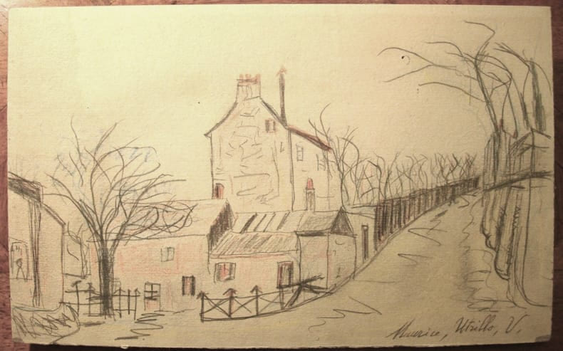 Le Lapin Agile. UTRILLO Maurice Attribu&eacute; &agrave;