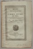 Récit des opérations de l'Armée Royale du Midi sous les ordres de Monseigneur Duc d'Angoulême, depuis le 9 mars jusqu'au 16 avril 1815.. SULEAU Élisée