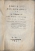 Louis XVI dans son cabinet ou mémoire pour servir à l'histoire de la révolte en France pendant les années 1789, 1790 & 1791.. Louis XVI