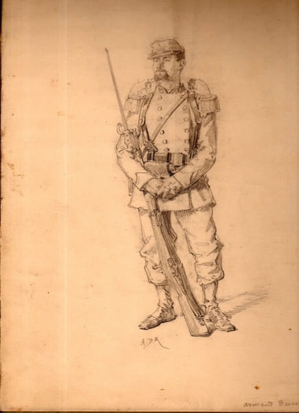 Fantassin. ARMAND-DUMARESCQ &Eacute;douard (1826-1895)