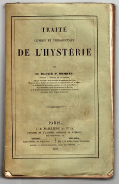 Traité clinique et thérapeutique de l'hystérie.. BRIQUET P.