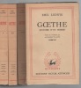 Goethe Histoire d'un homme. LUDWIG Emil