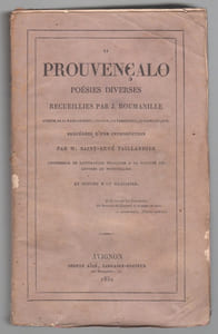 Li Prouvençalo. Poésies diverses recueillies par J. Roumanille.