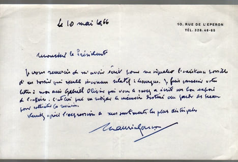 (1889-1967) Un des plus importants avocats de l'après-guerre.. GARÇON Maurice