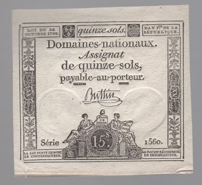 Assignats. Assignats