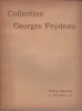 Catalogue de tableaux modernes. Collection Georges Feydeau