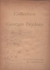 Catalogue de tableaux modernes. Collection Georges Feydeau