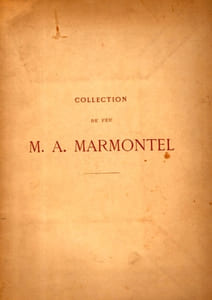 Catalogue des tableaux … composant la collection de M. A. Marmontel