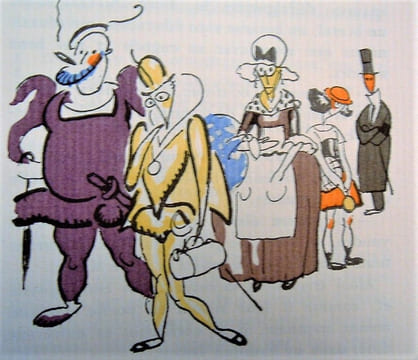 Riquet à la Houppe et ses Compagnons. Préface de Anatole France. Illustrations de Gus Bofa.. HESSE (Raymond).