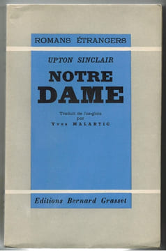 Notre Dame Maria de Nazareth. Traduction de Yves Malartic.. SINCLAIR (Upton).