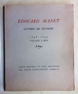 Lettres de jeunesse. 1848-1849. Voyage à Rio.