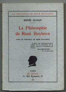 La Philosophie de René Boylesve. Avec un portrait de René Boylesve.