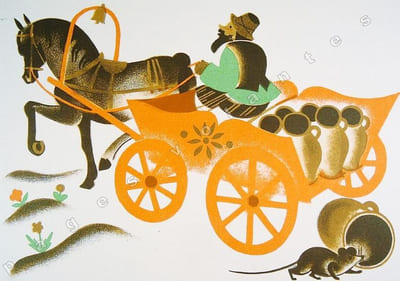 Deux Contes Russes. Illustré par Elisabeth Ivanovsky.