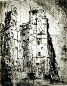 Rues et visages de Paris. Eau-forte de Jean Donnay.. LARBAUD (Valery).