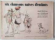 Six chansons naîves d'enfants. Paroles de Félix Chevrier. Musique de Léo Daniderff. Recueil illustré par Poulbot. par POULBOT. - Image 1