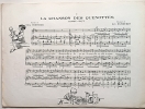 Six chansons na&icirc;ves d'enfants. Paroles de F&eacute;lix Chevrier. Musique de L&eacute;o Daniderff. Recueil illustr&eacute; par Poulbot.. POULBOT.
