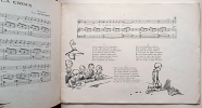 Six chansons na&icirc;ves d'enfants. Paroles de F&eacute;lix Chevrier. Musique de L&eacute;o Daniderff. Recueil illustr&eacute; par Poulbot.. POULBOT.