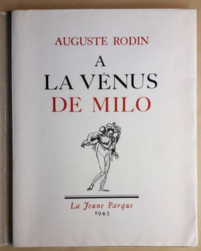 A la Vénus de Milo. Préface de A.-H. Martinie.. RODIN (Auguste).