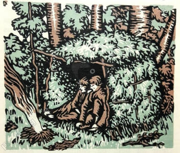 Au coeur frais de la forêt. Bois de Barthélémy.