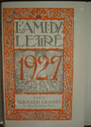 L'Ami du Lettré.  Année littéraire et artistique pour 1927. par BIBLIOPHILIE. - Image 2