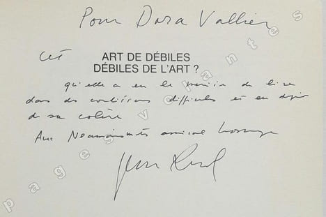 Art de débiles, débiles de l'Art?. REVOL (Jean).
